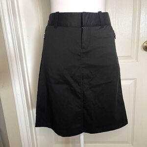 The North Face Skirt Womens 4 Black Athletic Golf Preppy Stretch Zipper Pocket